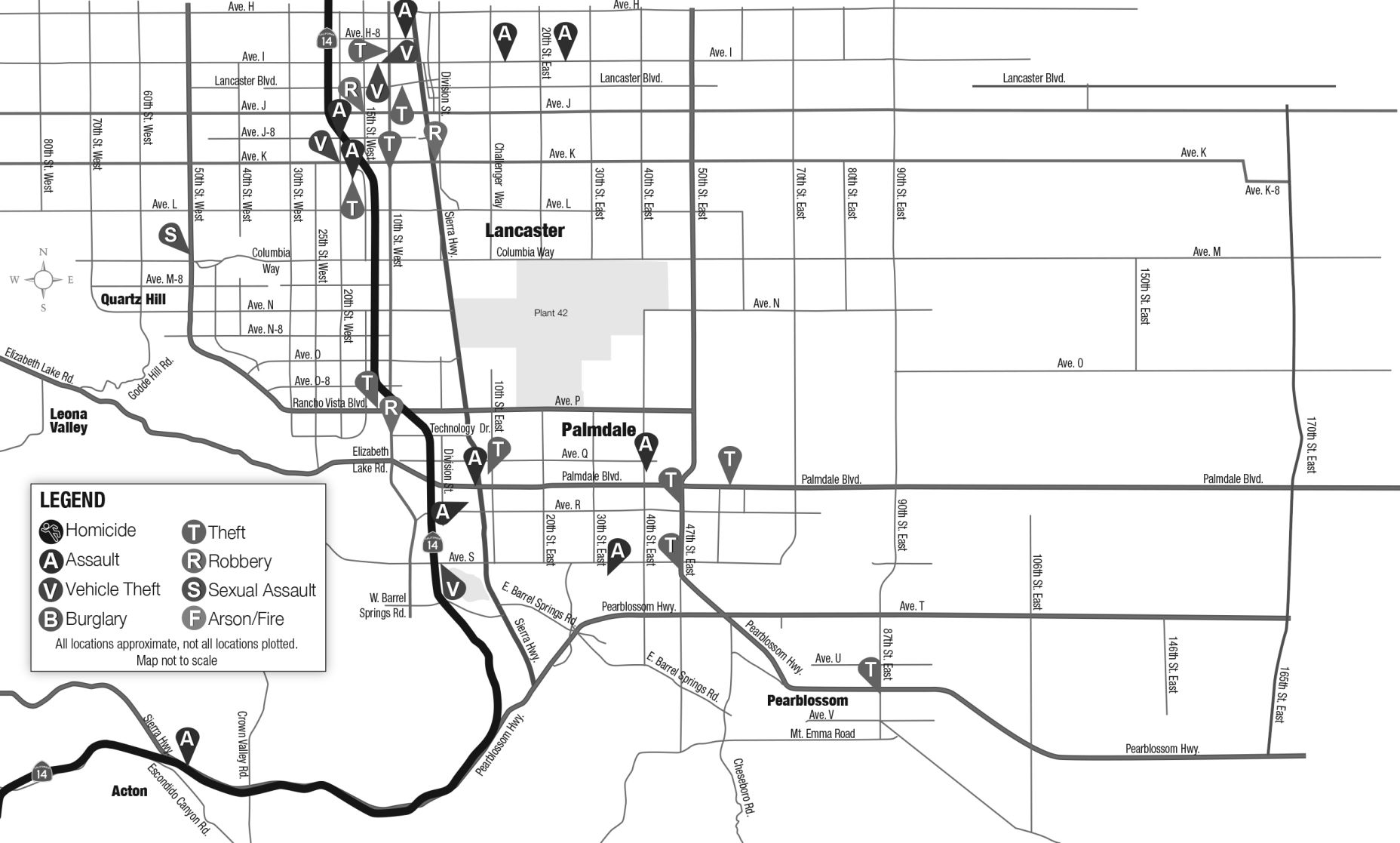 Antelope Valley crime blotter, July 8, 2020